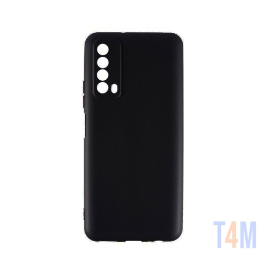 Capa de Silicone Macio para Huawei P Smart 2021/Y7a Preto